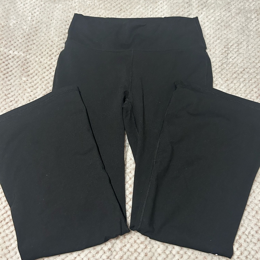 Fabletics Black Flare High-Waisted Leggings